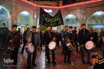 یه گزارش از مراسم عزاداری سالروز  شهادت حضرت معصومه(س)