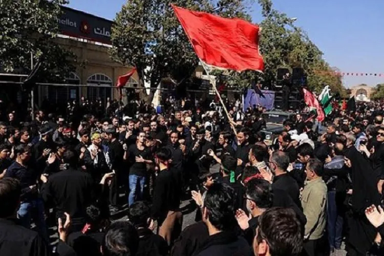 کرمانشاه در تاسوعای حسینی در ماتم نشست