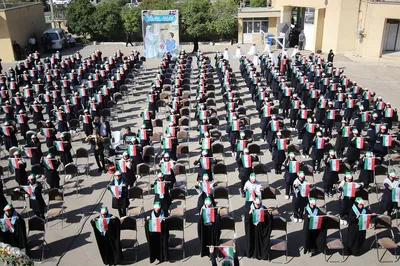 آیین نواخته شدن زنگ مهر، ایثار و مقاومت در شیراز‎