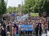 خروش مردم شهرهای خراسان رضوی در روز جهانی قدس