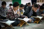 اعتکاف دانش آموزی در یزد