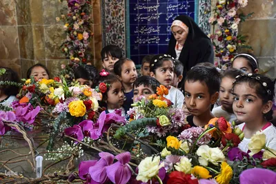 مراسم گلباران آرامگاه سعدی
