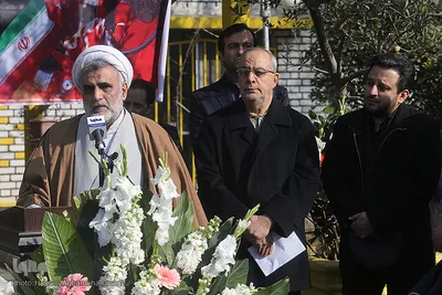 مراسم ادای احترام جامعه قرآنی به شهدای فداکار آتش نشان