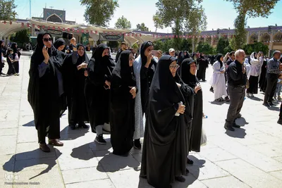 سوگواری به مناسبت شهادت امام رئوف در حرم شاهچراغ(ع)‎