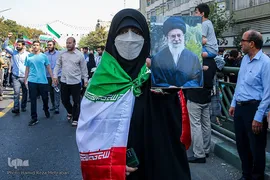 راهپیمایی مردم تهران در اعتراض به اغتشاشات اخیر