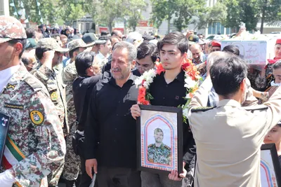 ملایر میزبان پیکر پاک دو شهید مدافع آسمان ایران‎