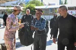 خادمی مرزبانان برای زائران حسینی در مرز تمرچین‎‎
