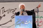مراسم تشییع پیکر مطهر روحانی شهید مدافع امنیت در شیراز