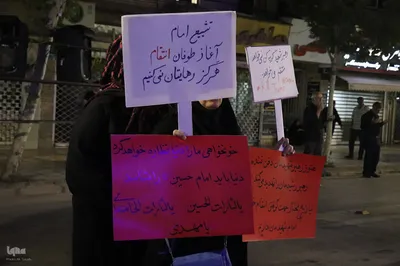 تجمع مردم انقلابی ملایر برای خون خواهی امام شهید