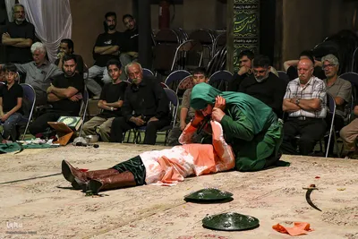 تعزیه حسینیه اعظم برغان