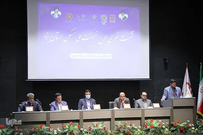 نشست خبری مدیران مرتبط با طرح نهضت ملی مسکن در استان یزد