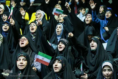 تجمع بزرگ دختران انقلاب در ورزشگاه شهید شیرودی