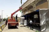 فیلم | خادمان حرم بانوی کرامت در تکاپوی میزبانی از آخرین بدرقه رهبر شهید