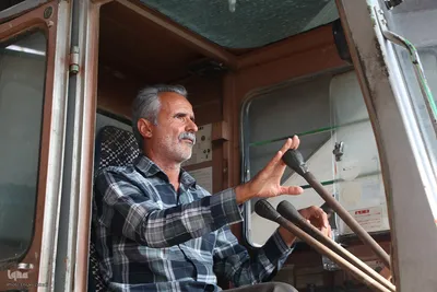 طبخ و توزیع آش گندم در یزد‎