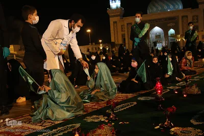 بزرگ‌ترین سفره نذری حضرت رقیه(س) در جوار حرم مطهر حضرت معصومه(س)