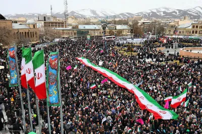 راهپیمایی ۲۲ بهمن در همدان