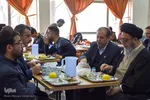 بازدید حجت الاسلام والمسلمین سیدمحمدعلی آل‌هاشم، نماینده ولی فقیه در آذربایجان شرقی از سلف سرویس دانشگاه تبریز