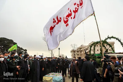 تشییع پیکر شهدای گمنام در دانشگاه آزاد تهران شمال
