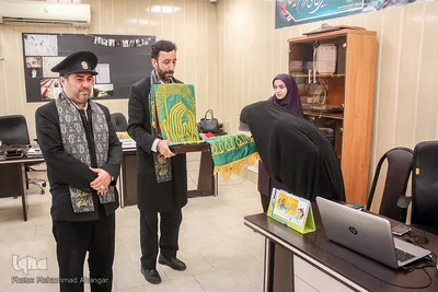 حضور خدام رضوی در خبرگزاری ایکنا خوزستان
