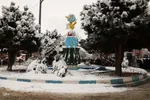 برف زمستانی در اهر