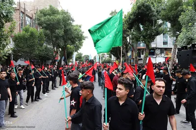 آیین عزاداری تاسوعای حسینی در اهر