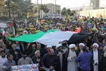 تجمع مردم سمنان در محکومیت جنایت اسرائیل در غزه‎