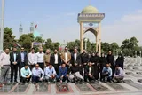 عکس | ادای احترام رئیس جهاددانشگاهی گلستان به مقام شامخ شهدا