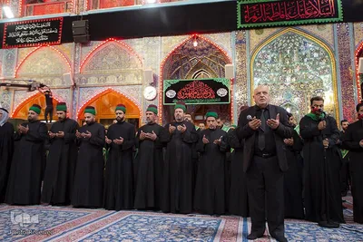 عزاداری شهادت حضرت زهرا(س) در آستان علوی و حسینی

