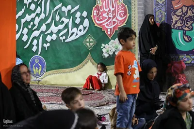 «ضیافت غدیر با حضورایتام و فرزندان محسنین تحت حمایت کمیته امداد استان تهران»