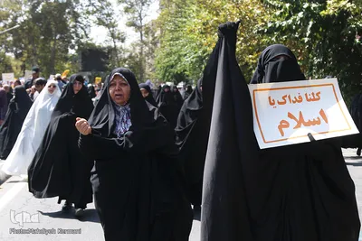 راهپیمایی نمازگزاران درمحکومیت جنایات آل‌سعود