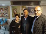 افتتاحیه نمایشگاه گروهی آثار هنرهای تجسمی "حلقه هنرمندان" در اهر
