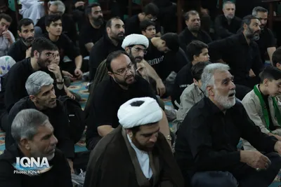 سوگ رضوی در حرم مطهر امامزاده علی بن جعفر(ع) قم
