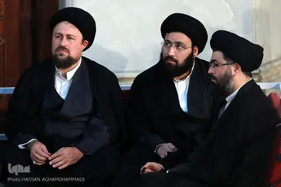 یاسر خمینی، علی خمینی، حسن خمینی در مراسم بیست و نهمین سالگرد ارتحال امام خمینی (ره)