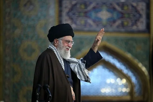سخنرانی نوروزی رهبری در حرم مطهر رضوی