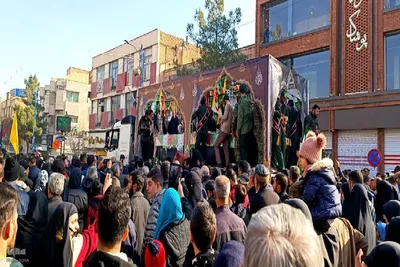 تشییع پیکر مطهر شهدای گمنام تازه تفحص شده در ارومیه‎