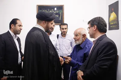 دیدار نمایندگان جامعه قرآنی با خانواده شهید محمدرضا قوام
