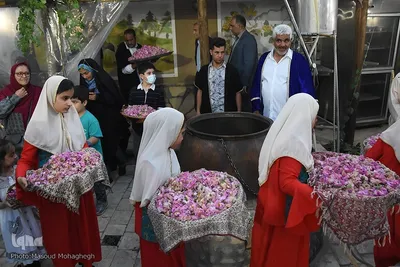 جشنواره گل محمدی در خانه تاریخی پورحسینی‌های شهر سمنان