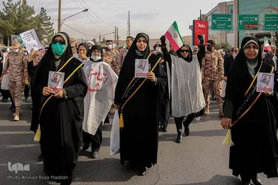 مراسم تشییع پیکر مطهر روحانی شهید مدافع امنیت در شیراز