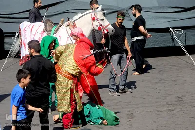 عاشورای حسینی در چهارراه گلوبندک