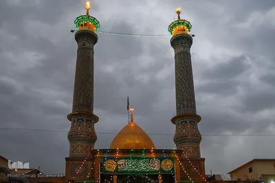رونمایی از گنبد جدید حضرت طاهر بن زین العابدین علیهماالسلام