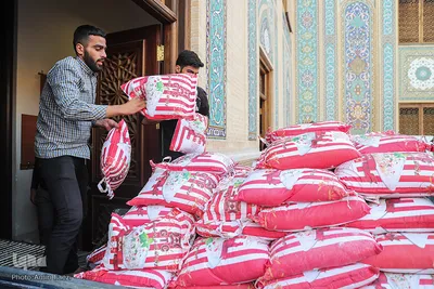رزمایش کمک مومنانه در حرم مطهر شاهچراغ (ع)