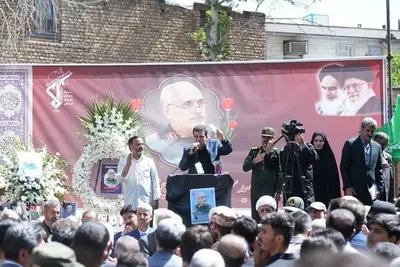 تشییع پیکر شهید «حاج محمد محمدتقی یوسفوند» در الشتر