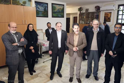 دیدار رییس جهاد دانشگاهی با جانبازان آسایشگاه ثارالله