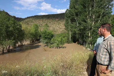 خسارت سیل در روستای افیل شهرستان اهر