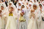 جشن دختران روزه‌ اولی در حرم مطهر حضرت شاهچراغ(ع)