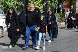 آیین پیاده‌روی جاماندگان اربعین حسینی در قزوین