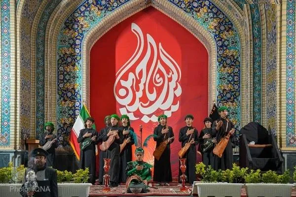 برگزاری آیین سنتی «ابوقُربه» در حرم رضوی + عکس