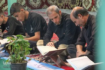 برگزاری کرسی تلاوت قرآن همزمان با ایام شهادت اباعبدالله‌الحسین(ع)‎ در ملایر