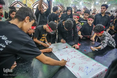 عزاداری اهلی من العسلدر حرم سید علاءالدین