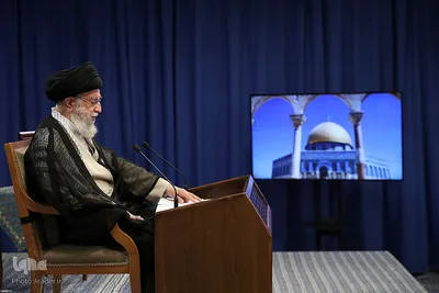 سخنرانی تلویزیونی رهبر انقلاب اسلامی به‌ مناسبت روز جهانی قدس